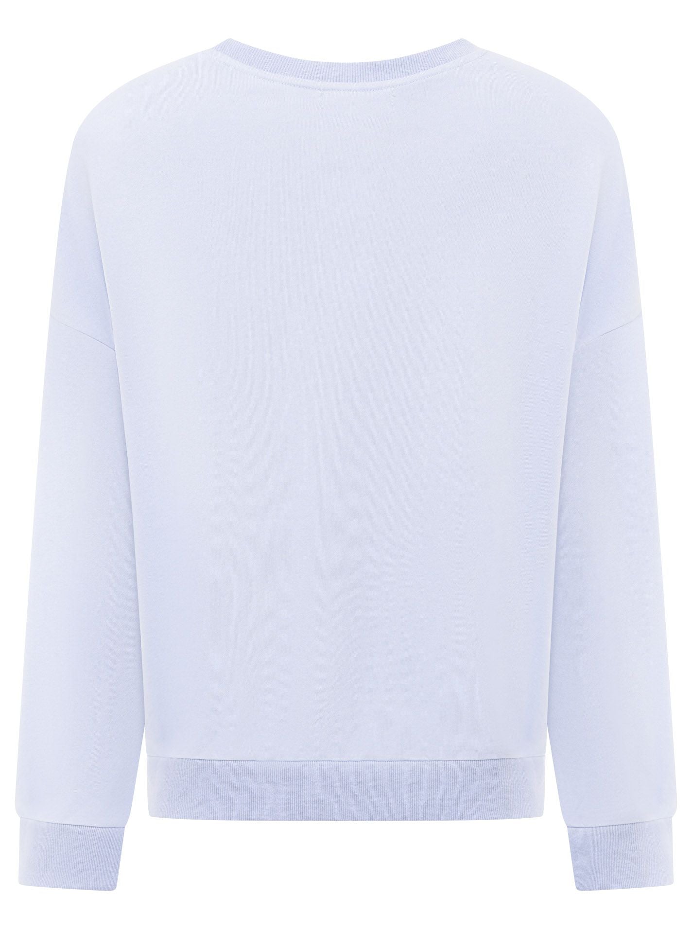 💕 Zwillingsherz Sweatshirt "Basic Uni" Sweater Hellblau