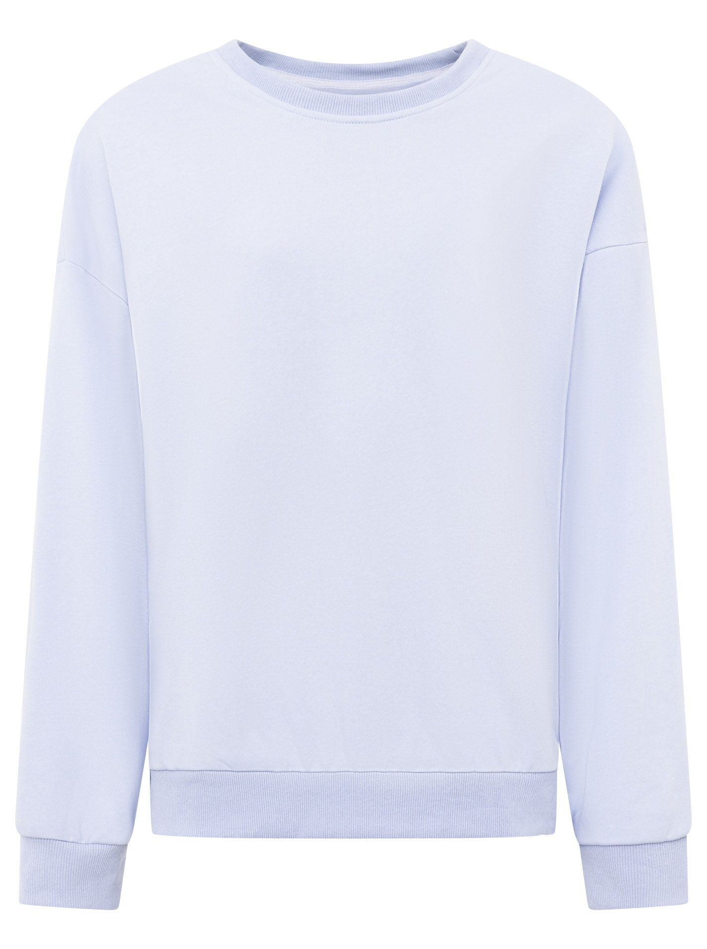 💕 Zwillingsherz Sweatshirt "Basic Uni" Sweater Hellblau