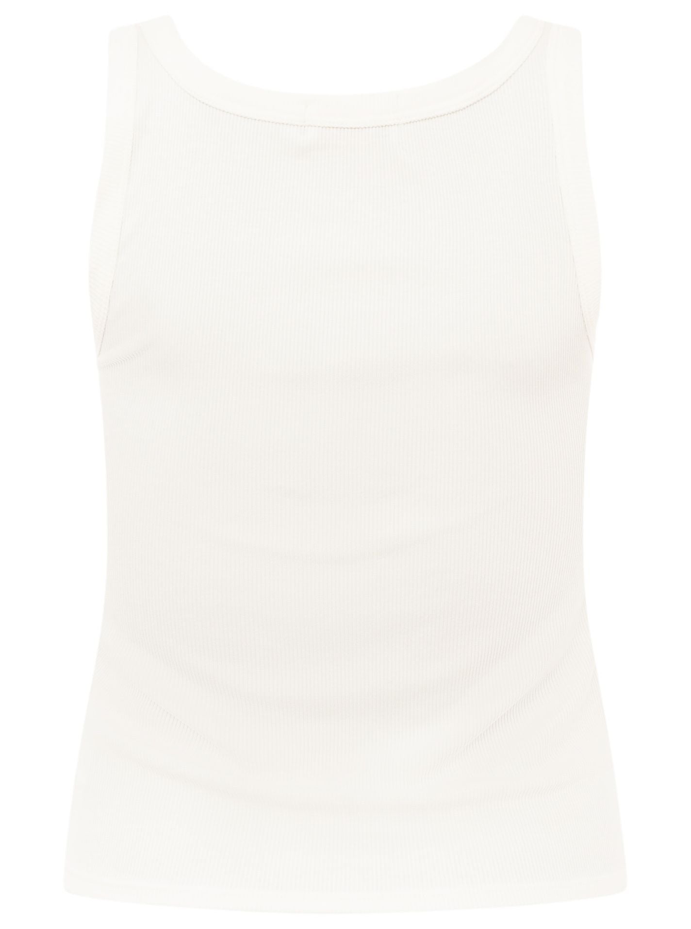 💕 Zwillingsherz Top "Uni Basic" Tanktop Weiß