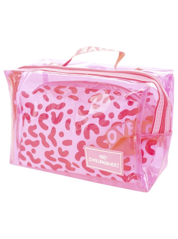 💕 Zwillingsherz Kosmetiktasche 2 in 1 Bag "Vibes" PInk