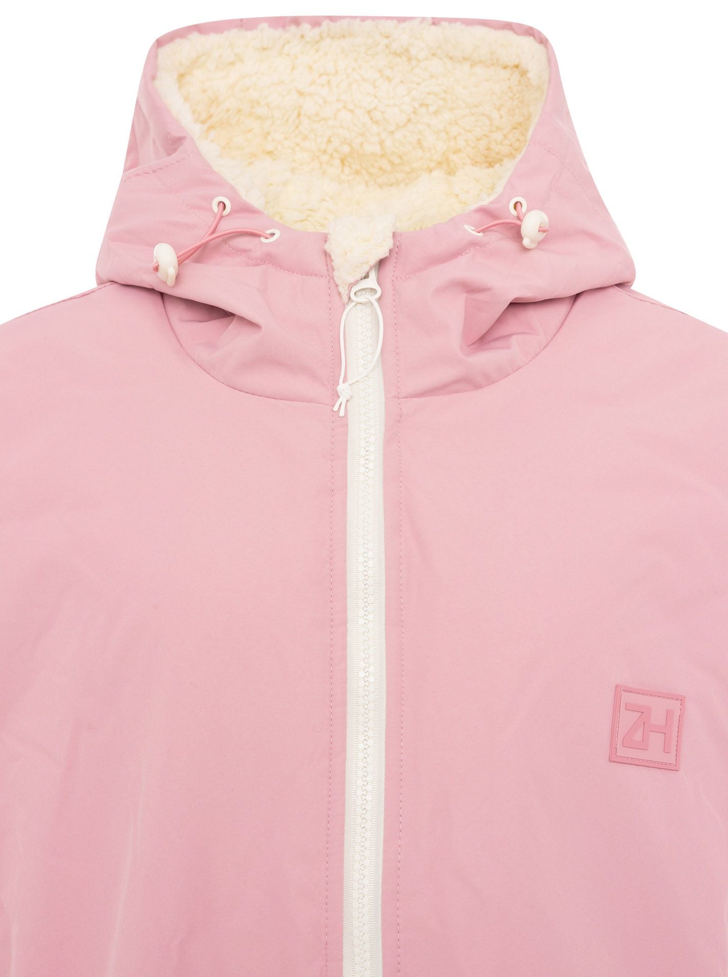 💕 Zwillingsherz Oversize "Windjacke ZH" Windmantel Altrosa