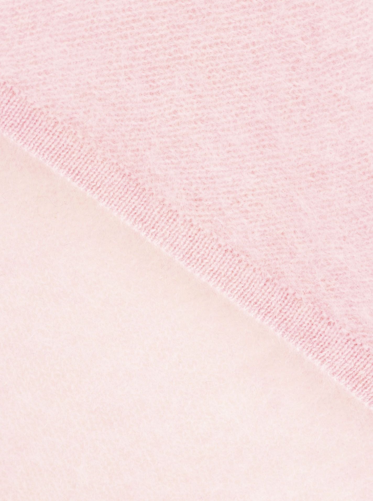 💕 Zwillingsherz Halstuch "100 % gebürstetes Kaschmir" Rosé