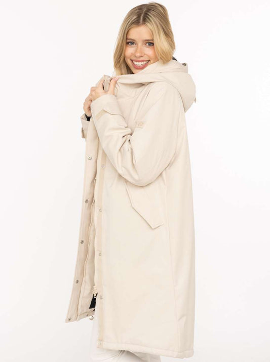 💕 Zwillingsherz Parka "Keep Smiling" Creme