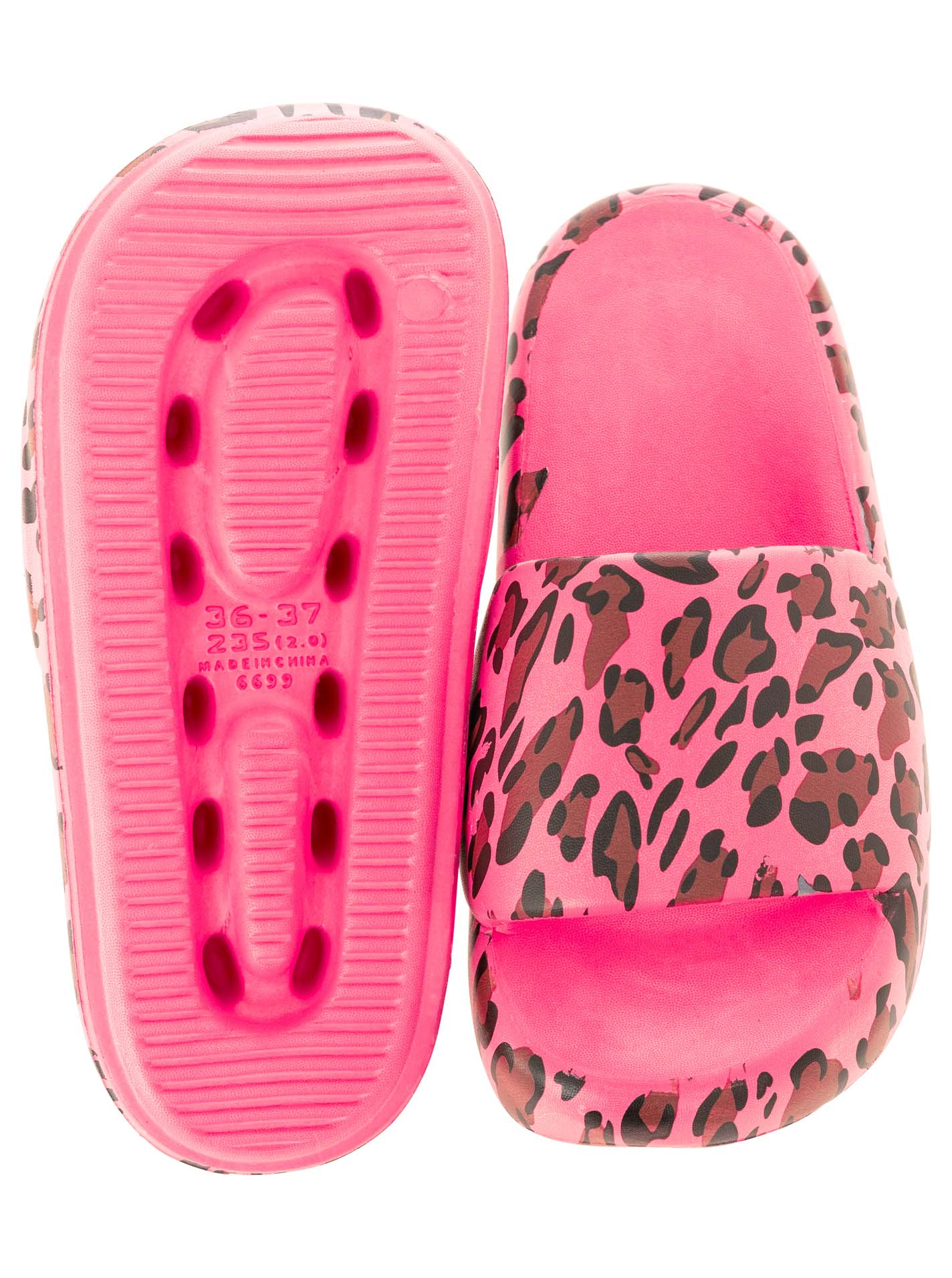 💕 Zwillingsherz Pantoffeln "Leo Look" PInk