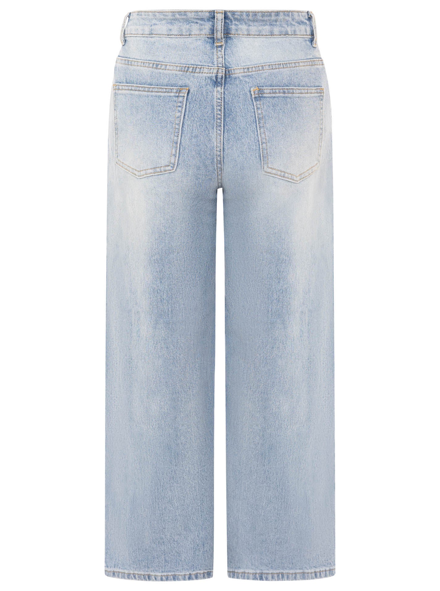 💕 Zwillingsherz Oversize Jeans "The Patch" Blau