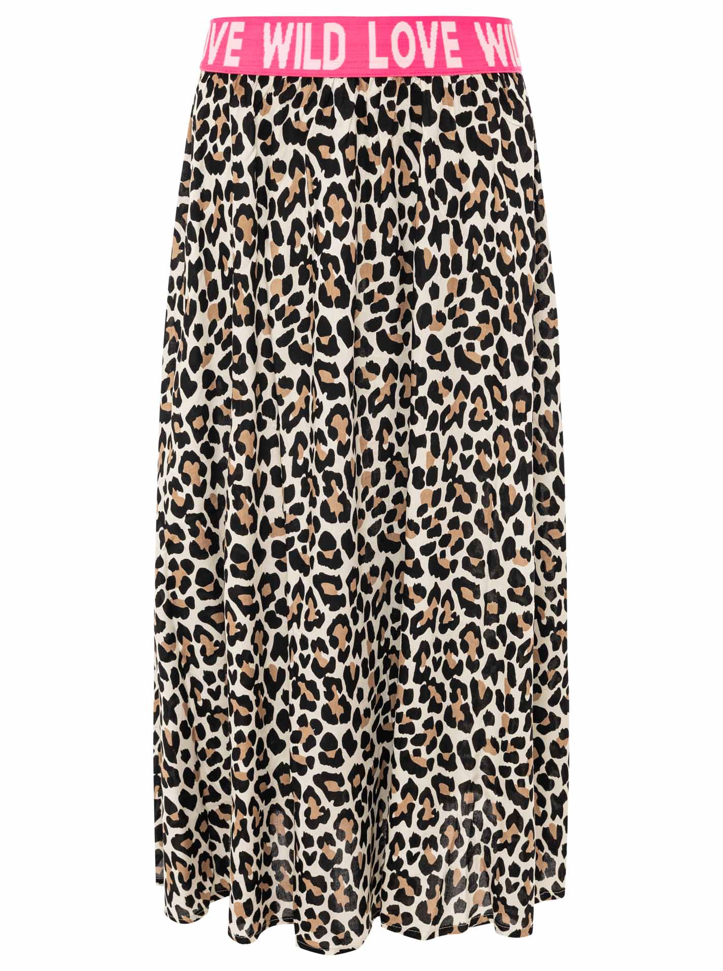 💕 Zwillingsherz Rock "Classic Leo" 100 % Viskose Beige