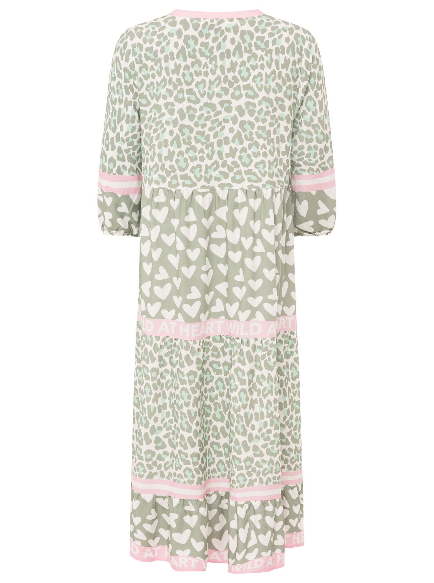 💕 Zwillingsherz Maxikleid "Leo Love" Salbei
