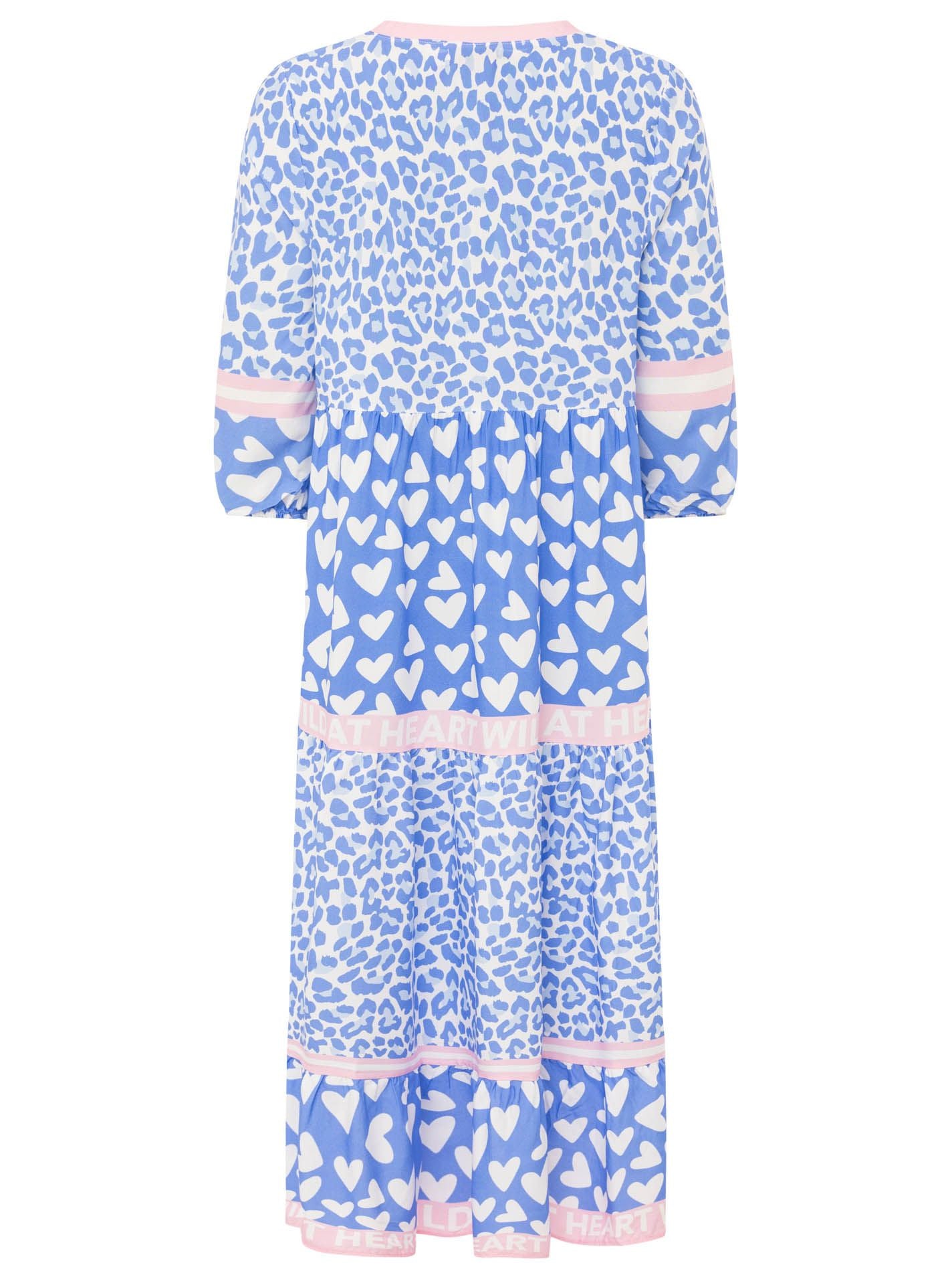 💕 Zwillingsherz Maxikleid "Leo Love" Hellblau