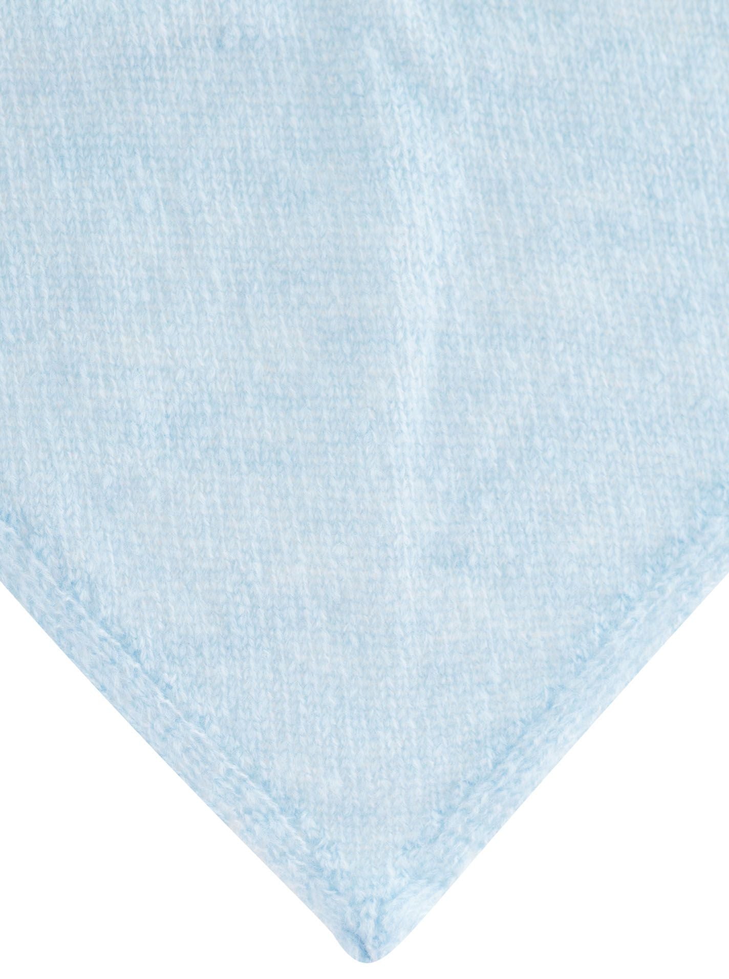 💕 Zwillingsherz Halstuch "Uni" Hellblau