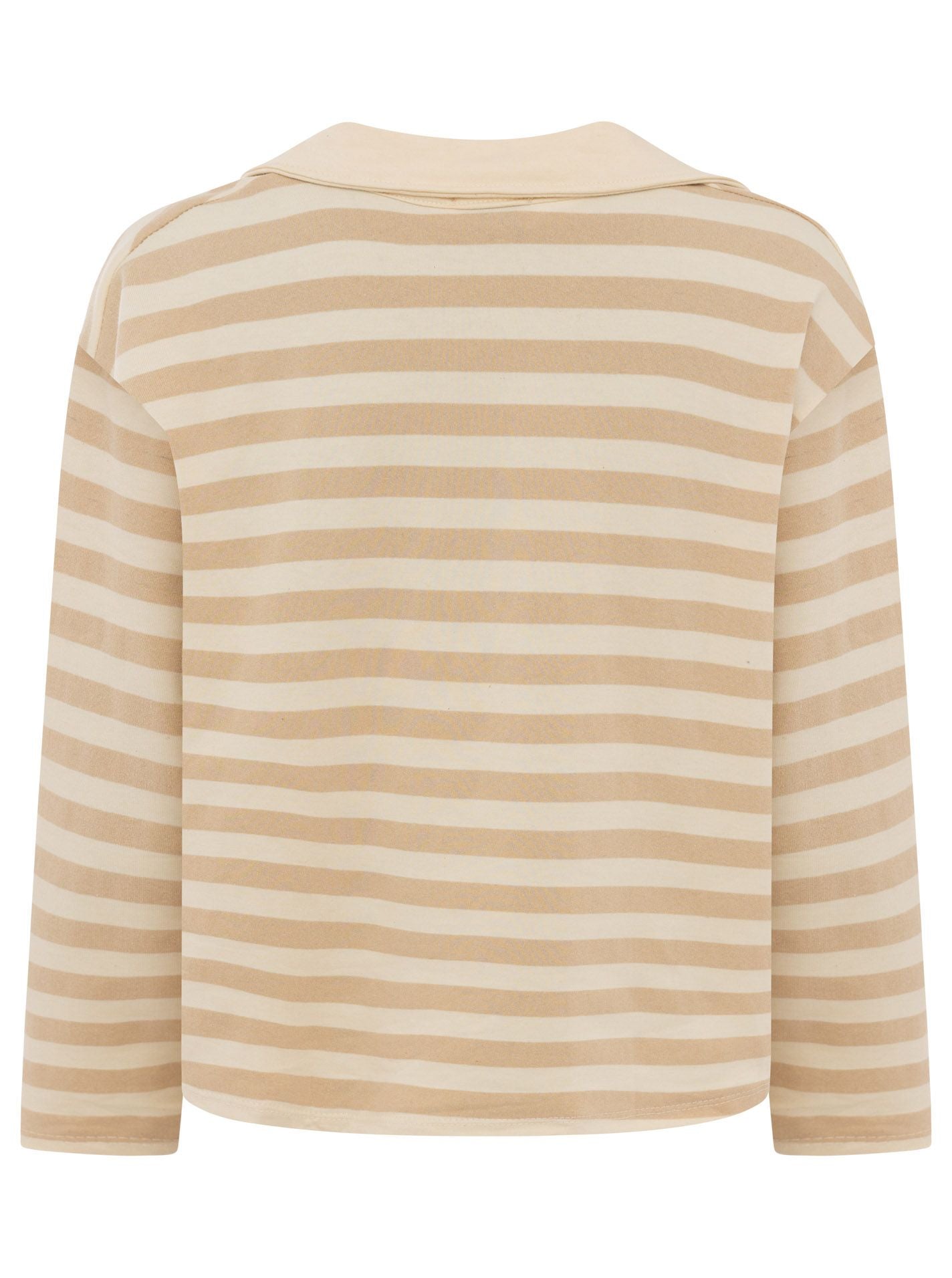 💕 Zwillingsherz Poloshirt "London" BW Baumwolle Beige