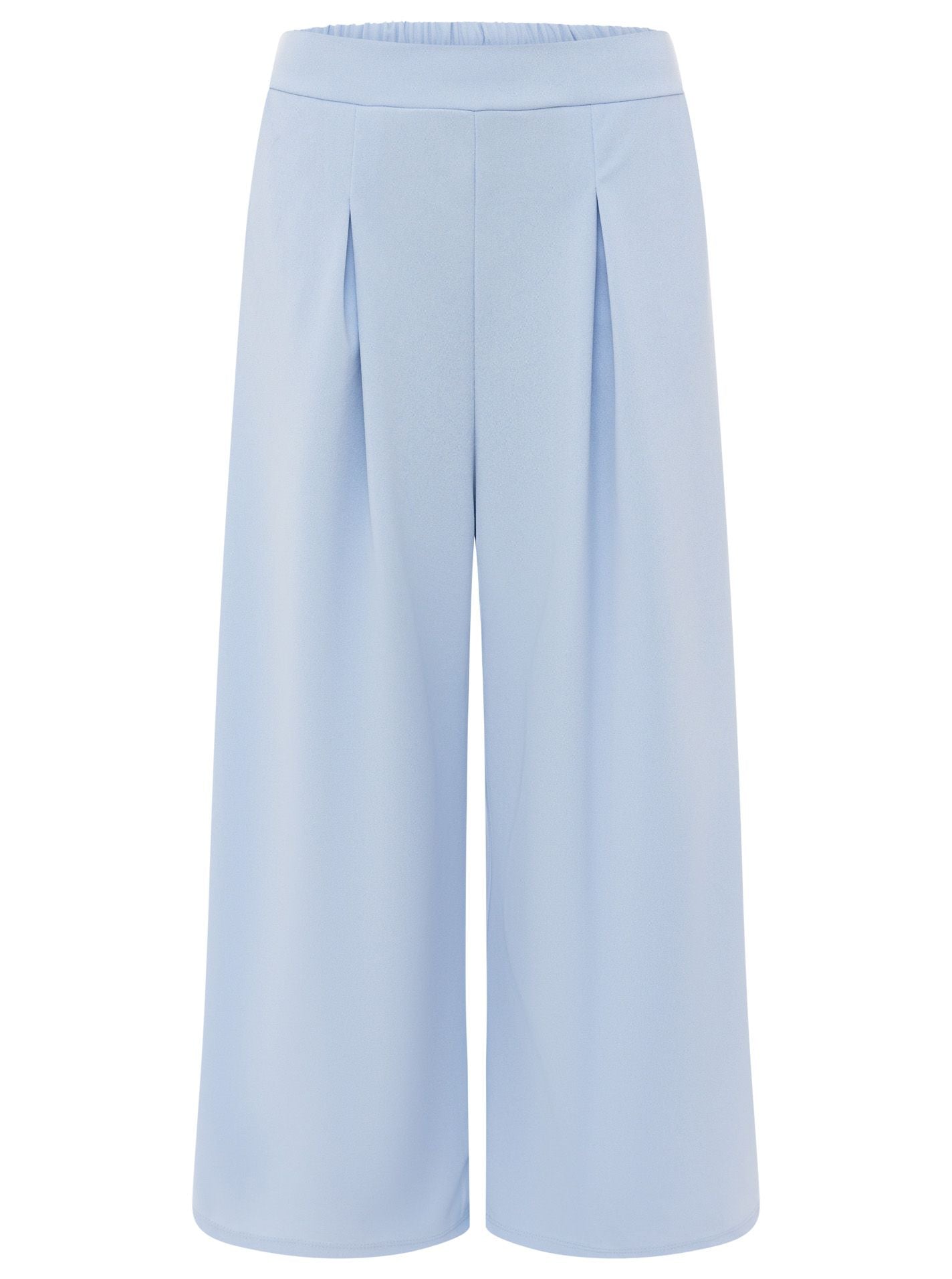 💕 Zwillingsherz Oversize Stoffhose "Bundfalte" Hellblau