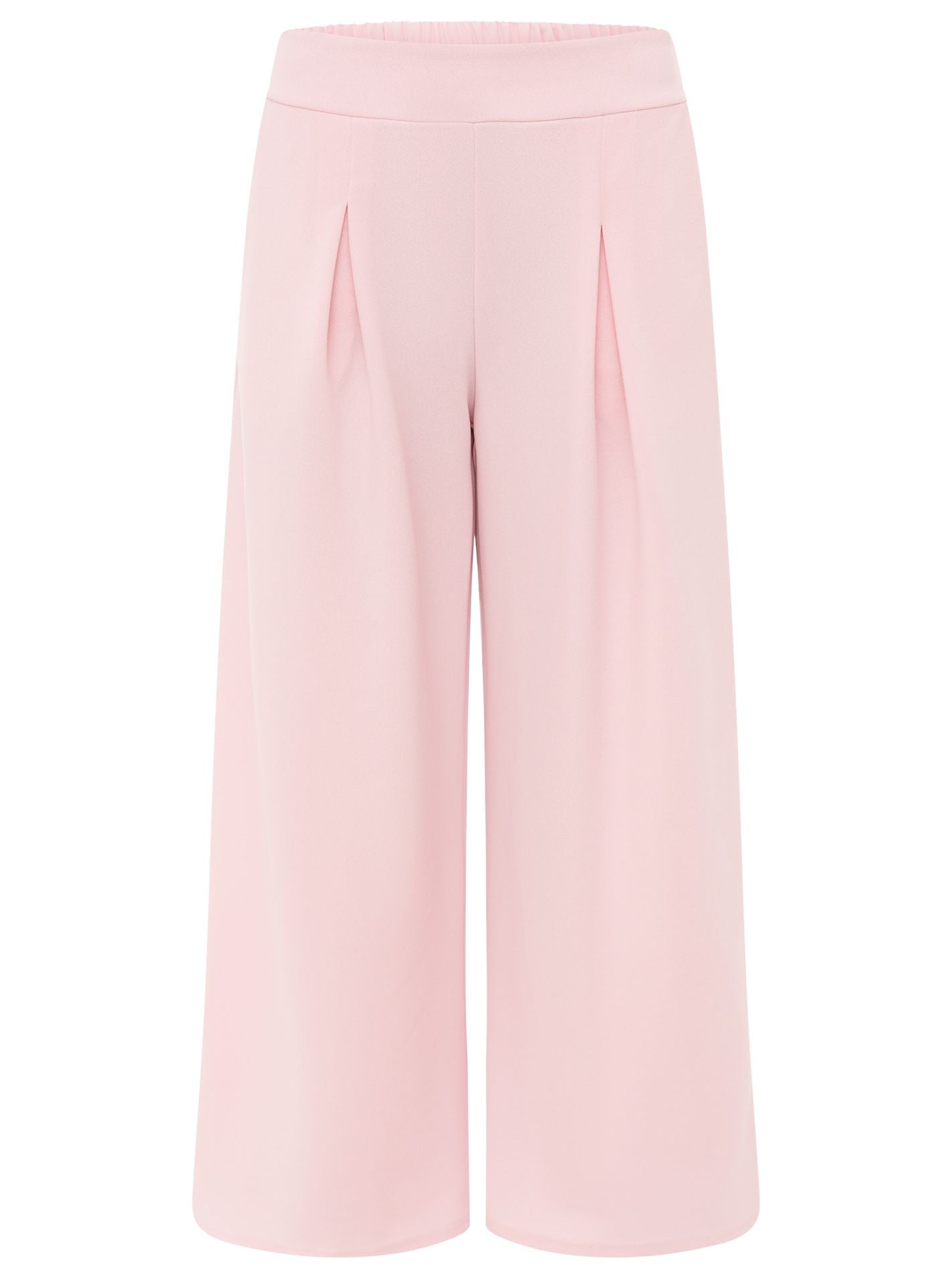 💕 Zwillingsherz Oversize Stoffhose "Bundfalte" Rosa