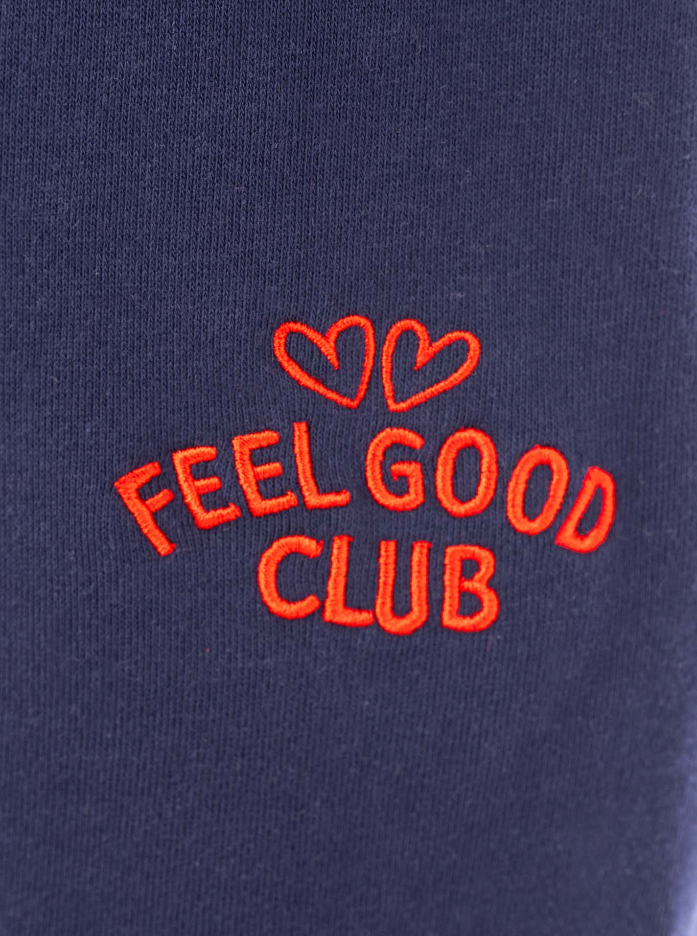 💕 Zwillingsherz Shorts "Feel Good Club" Navy