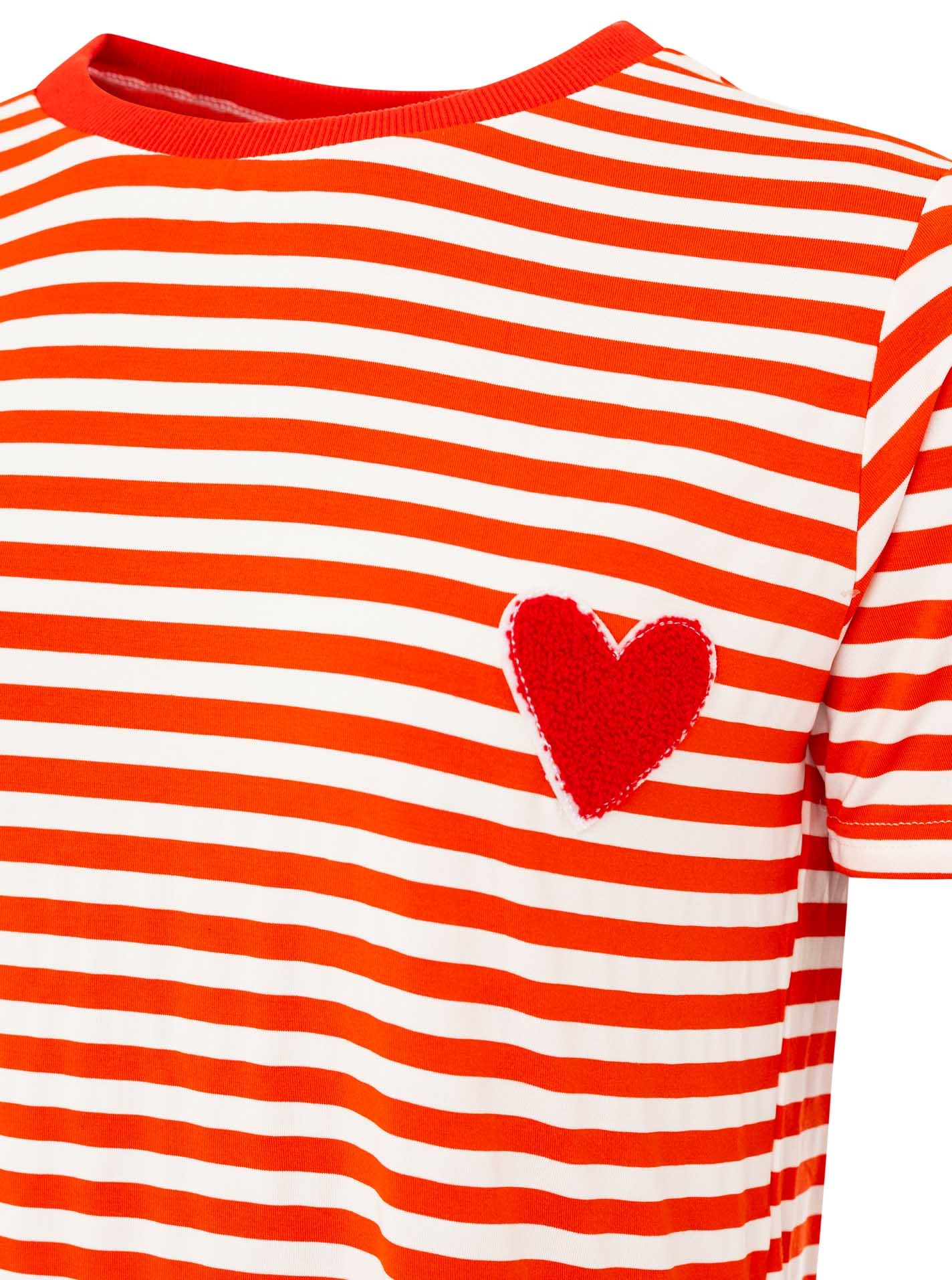 💕 Zwillingsherz T-Shirt "Herz" Rot