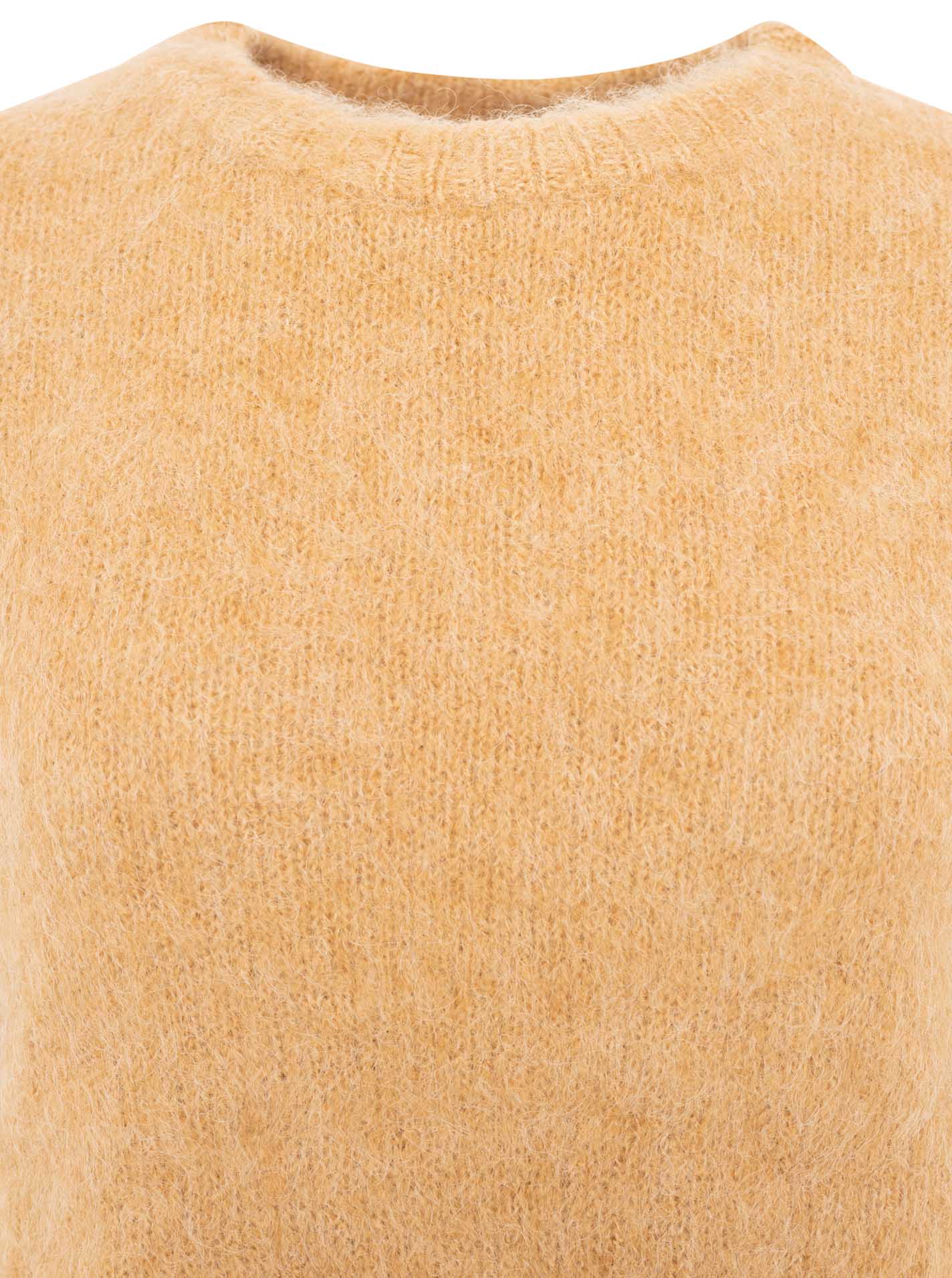 💕 Zwillingsherz Pullover Kurzarm "Fluffy Brushed Alpaka" Camel