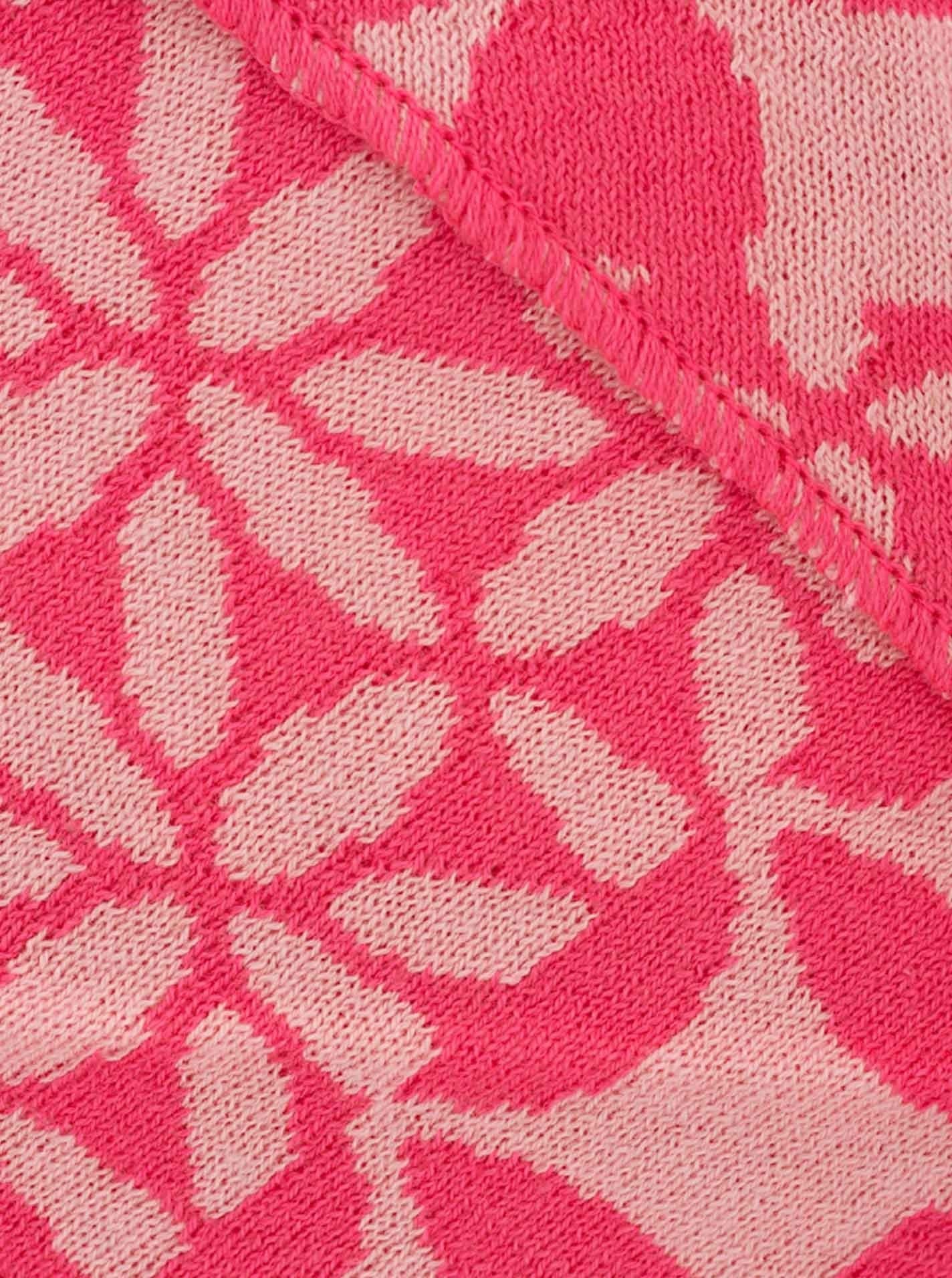 💕 Zwillingsherz Dreieckstuch "Luxus II" PInk