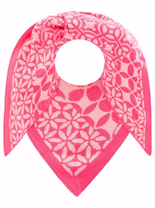 💕 Zwillingsherz Dreieckstuch "Luxus II" PInk