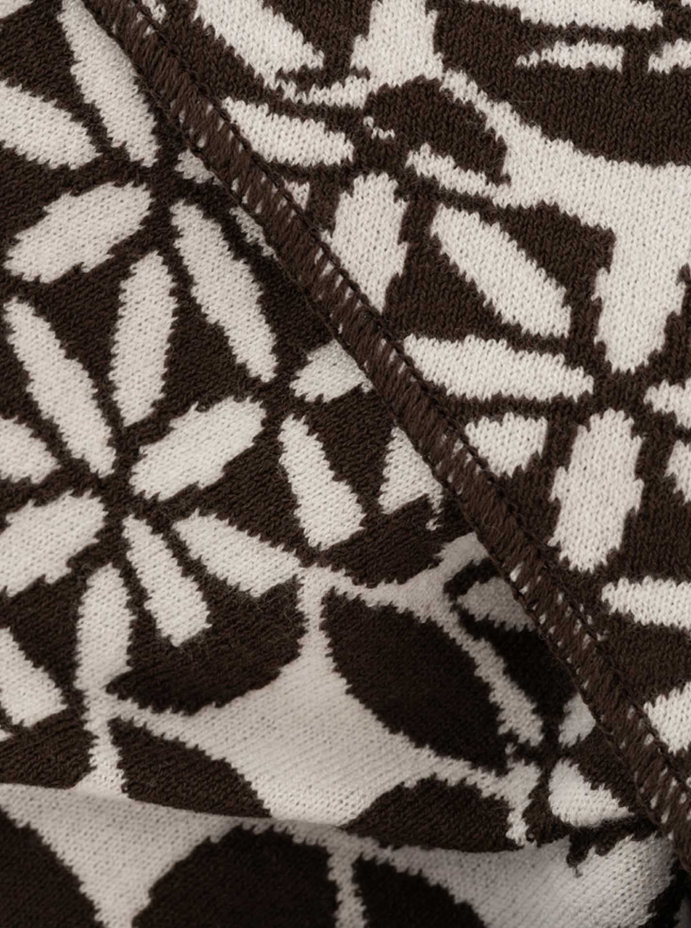 💕 Zwillingsherz Dreieckstuch "Luxus II" Braun