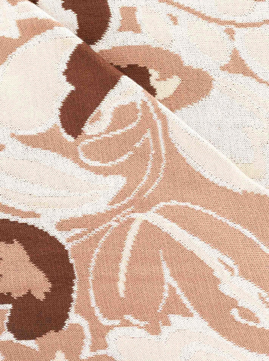💕 Zwillingsherz Dreieckstuch "Blumenwiese II" Beige