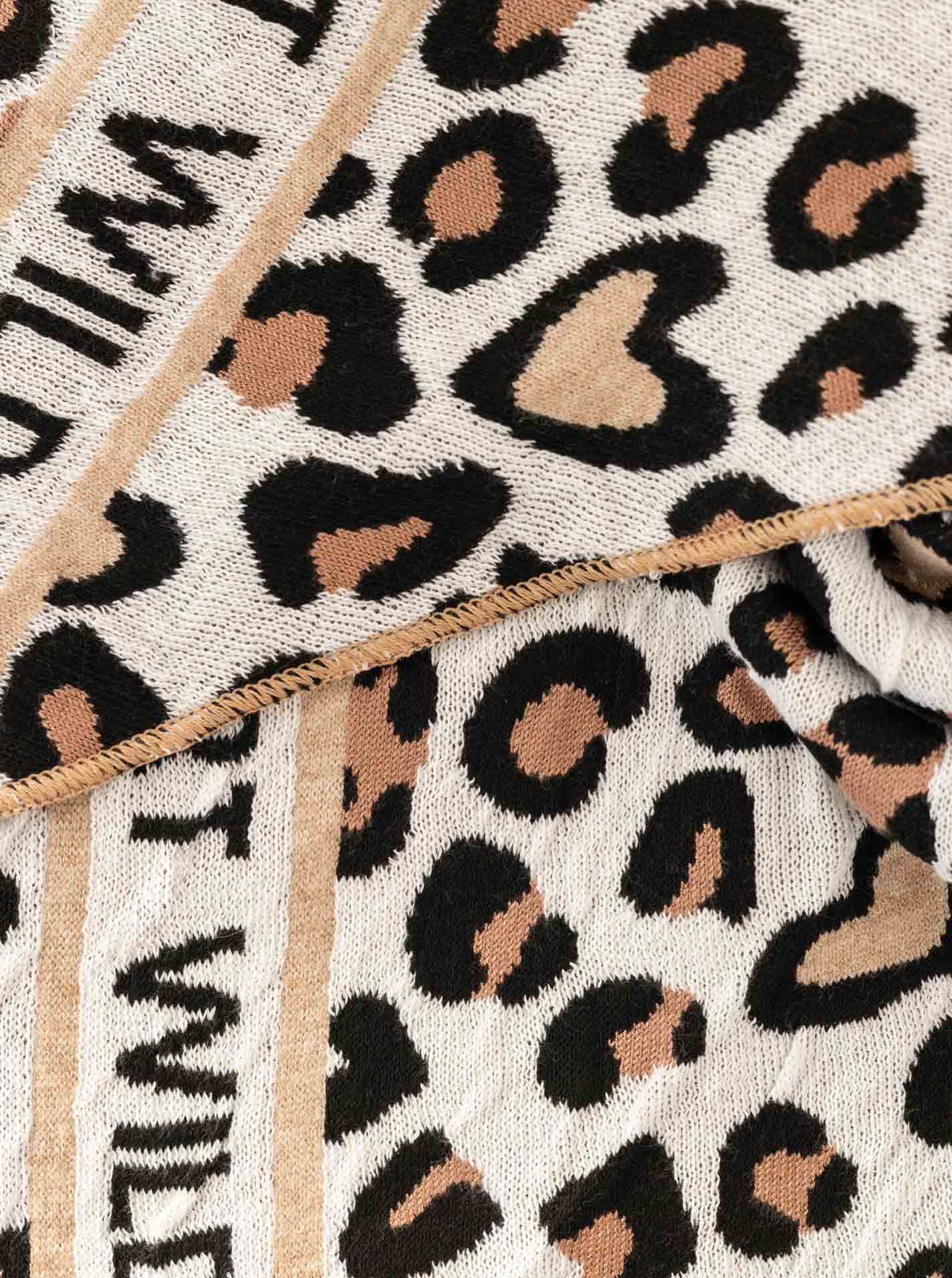 💕 Zwillingsherz Dreieckstuch "Süßes Leo" Beige