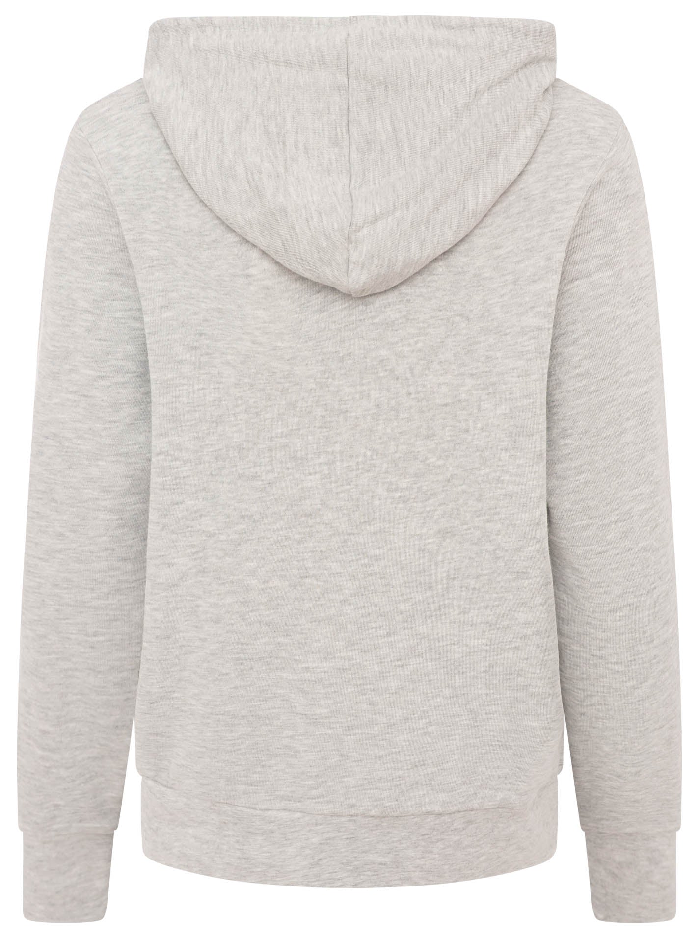 💕 Zwillingsherz Sweatjacke "Feel Good Club" Hellgrau