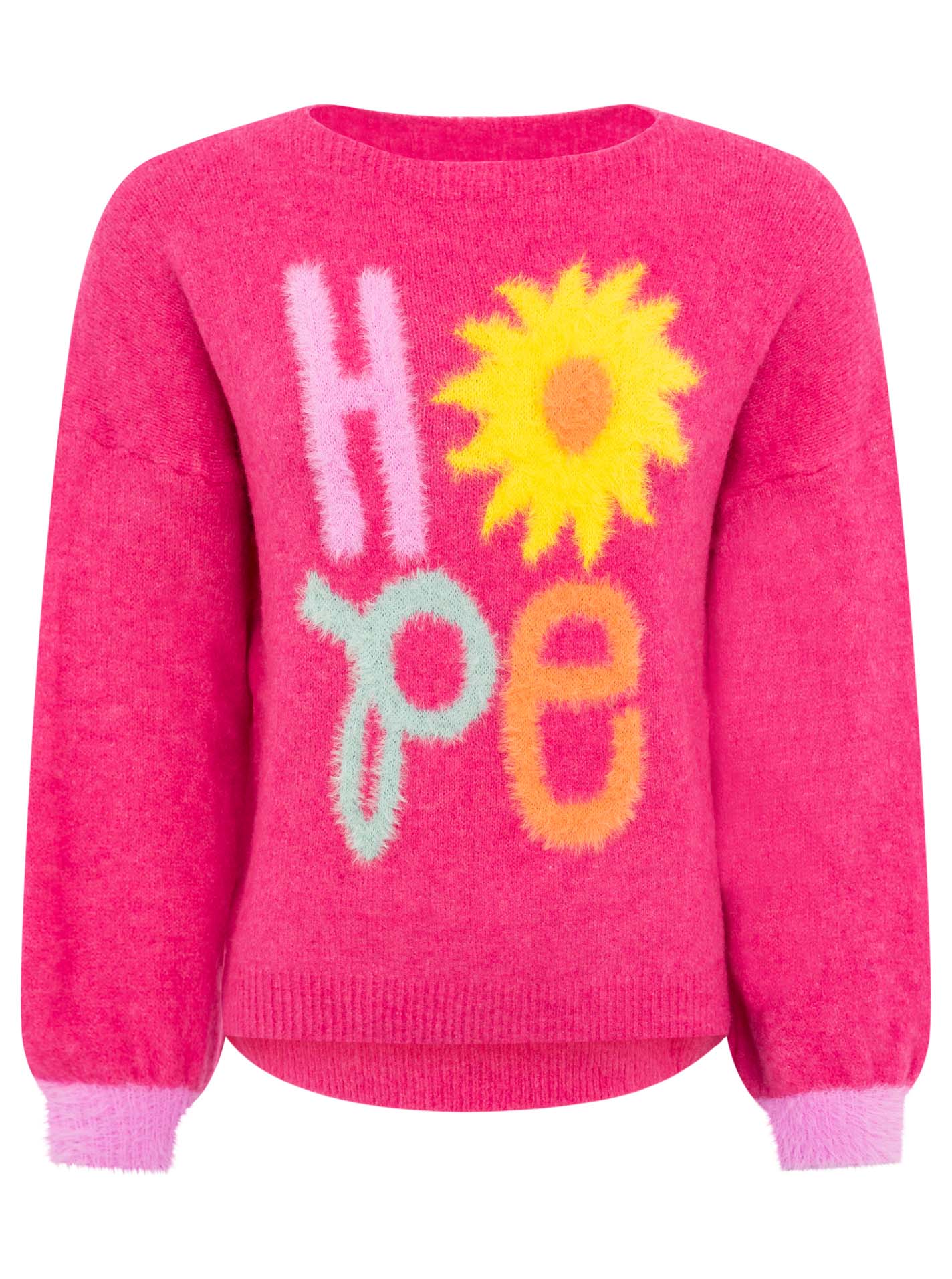 💕 Zwillingsherz Pullover Pulli "Hope" Pink