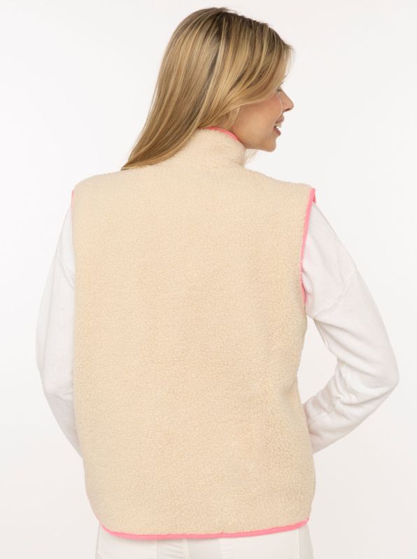 💕 Zwillingsherz Weste "Leo Herzpatch" Beige