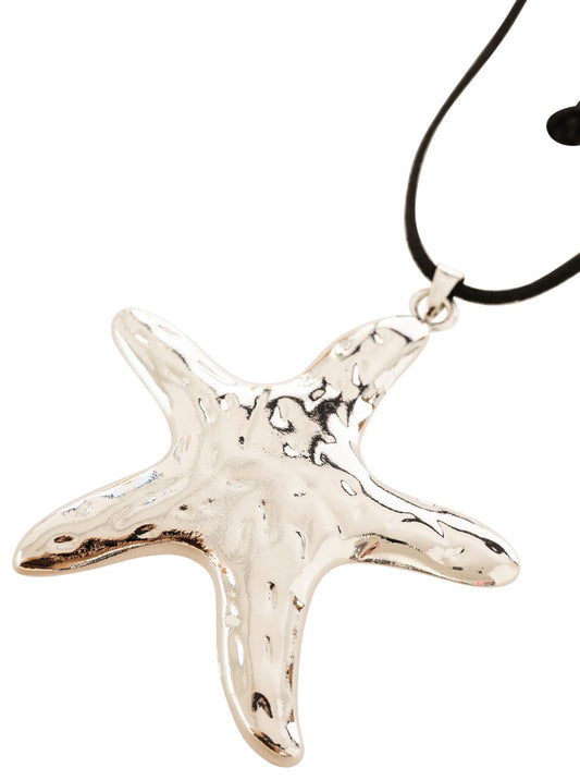 💕 Zwillingsherz Kette "Seestern" Silber