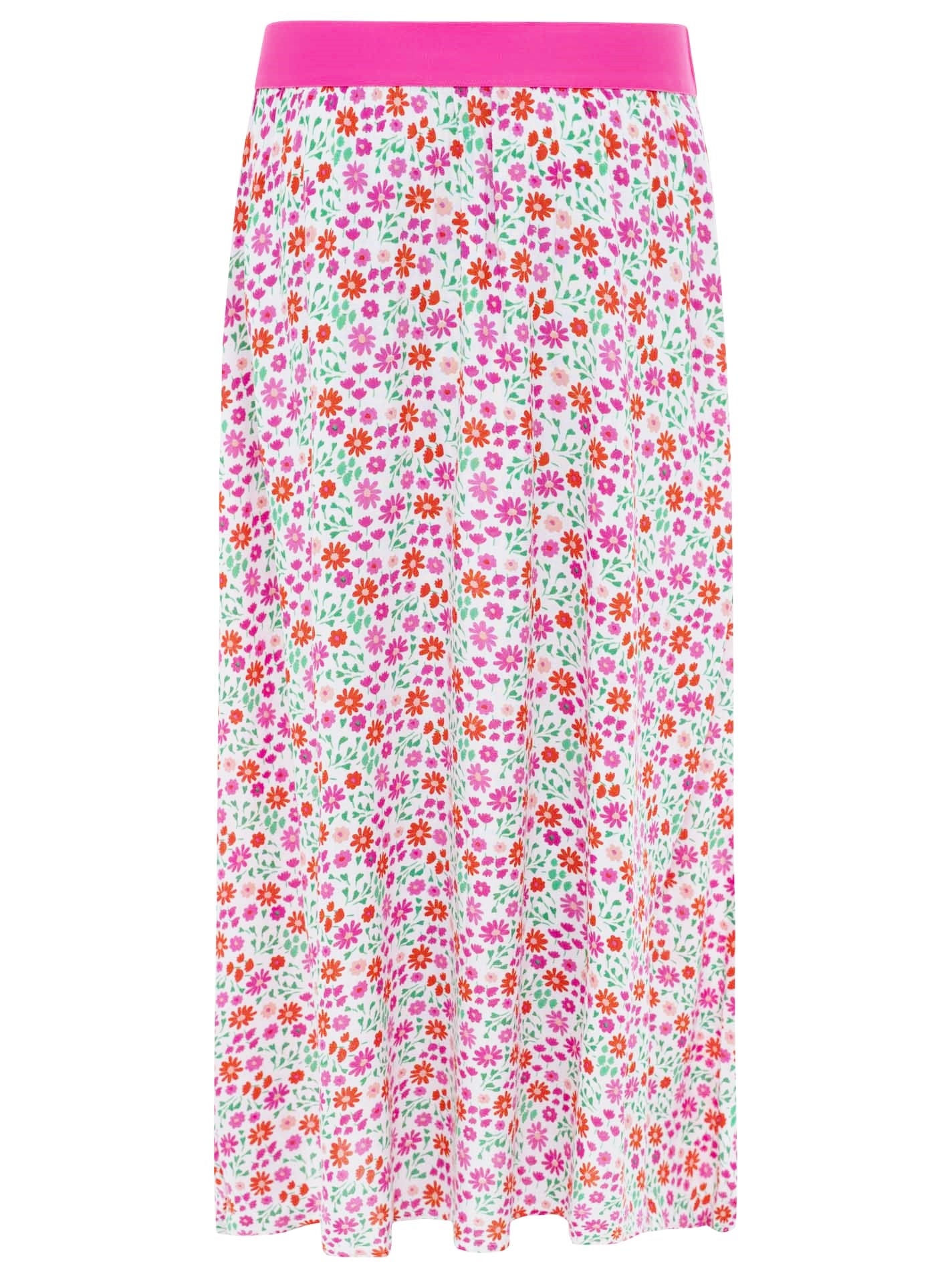 💕 Zwillingsherz Rock "Flower Field" PInk