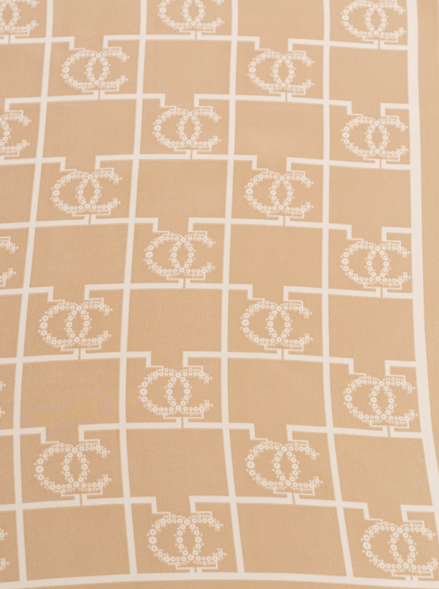 💕 Zwillingsherz Nickituch "Luxury" Beige