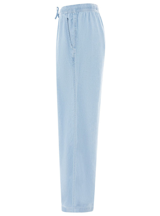 💕 Zwillingsherz Hose aus Lyocell Hellblau