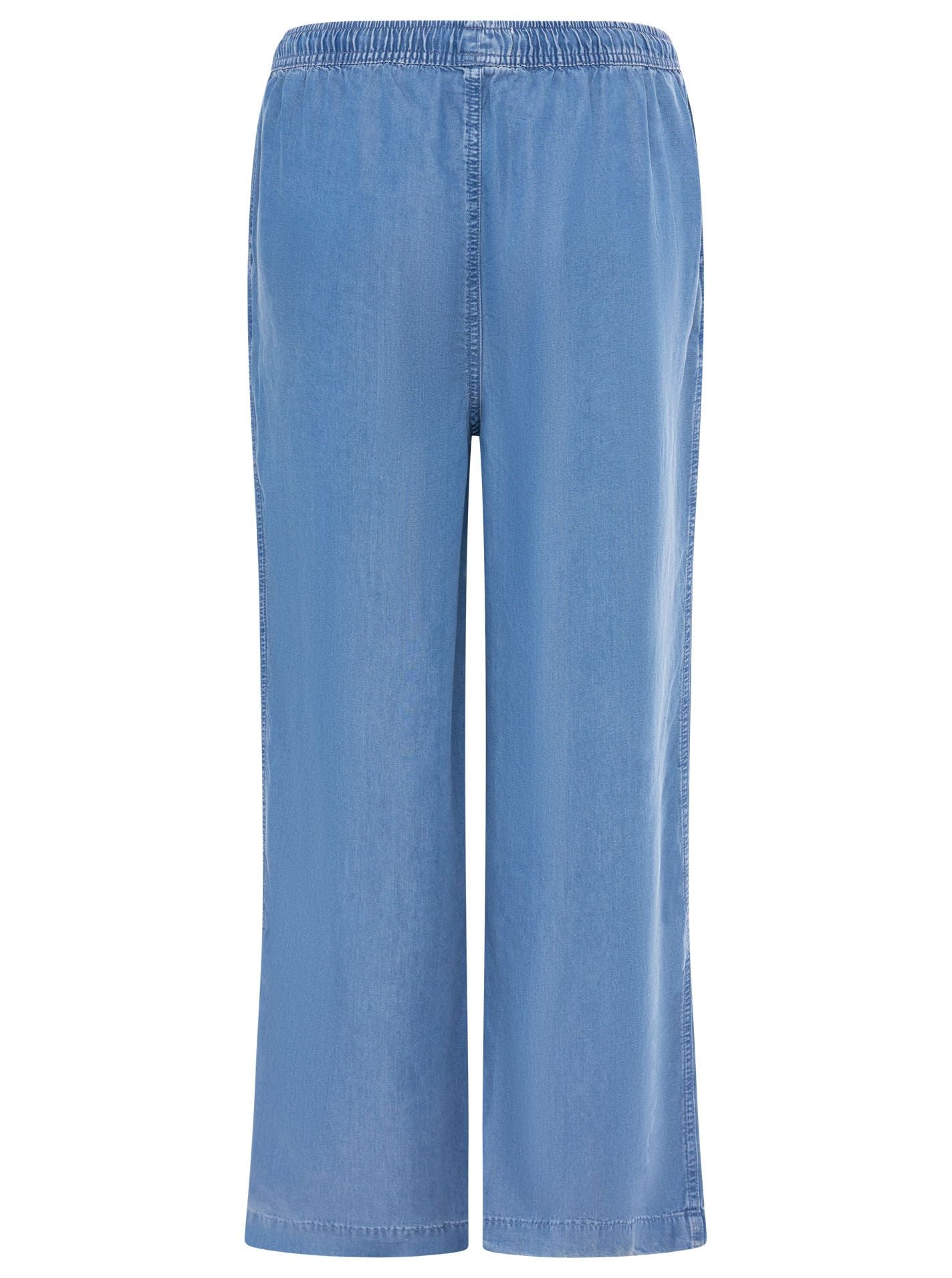 💕 Zwillingsherz Hose aus Lyocell Mittelblau (Kopie)