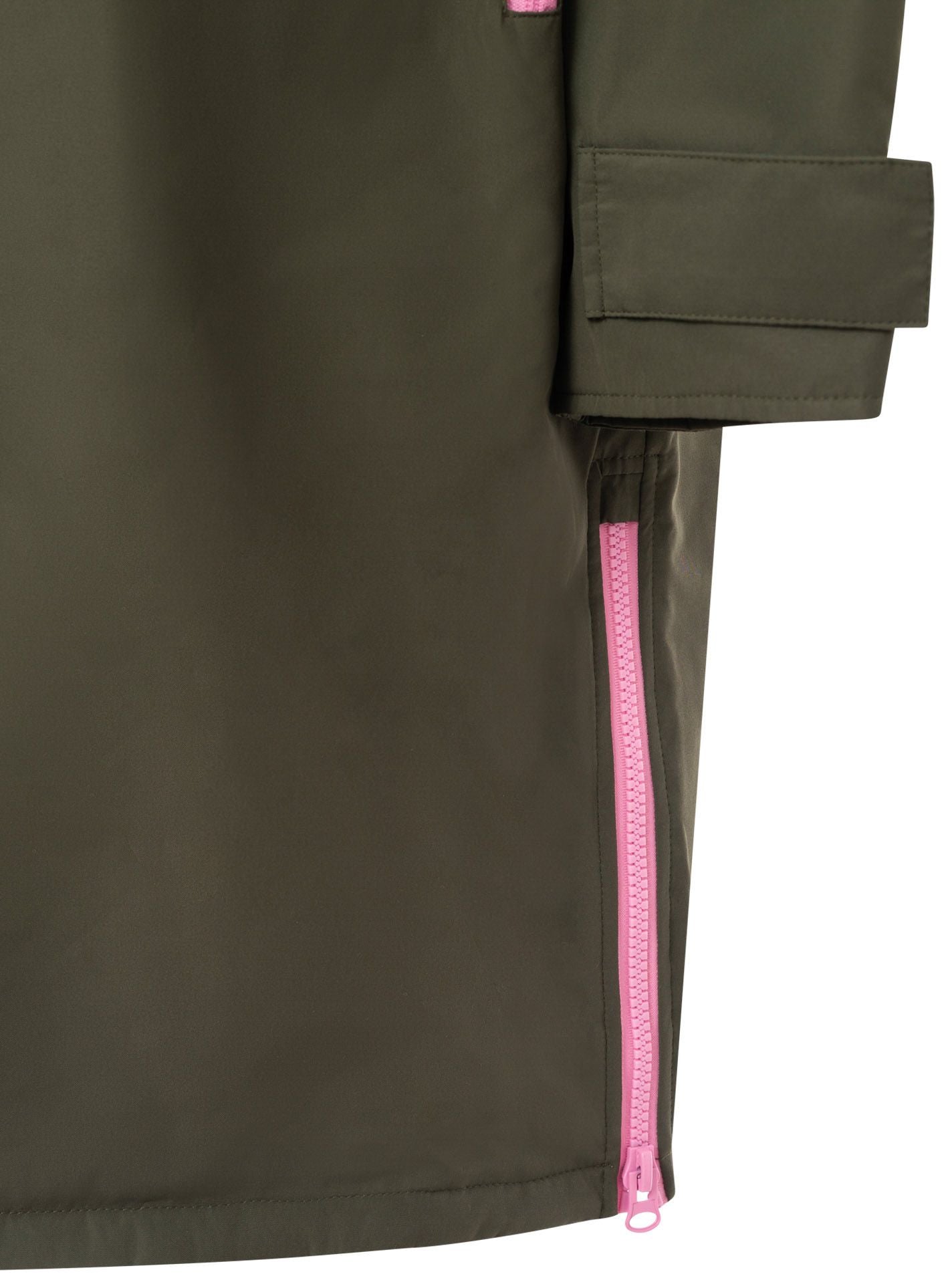 💕 Zwillingsherz Oversize "Windjacke ZH" Windmantel Khaki