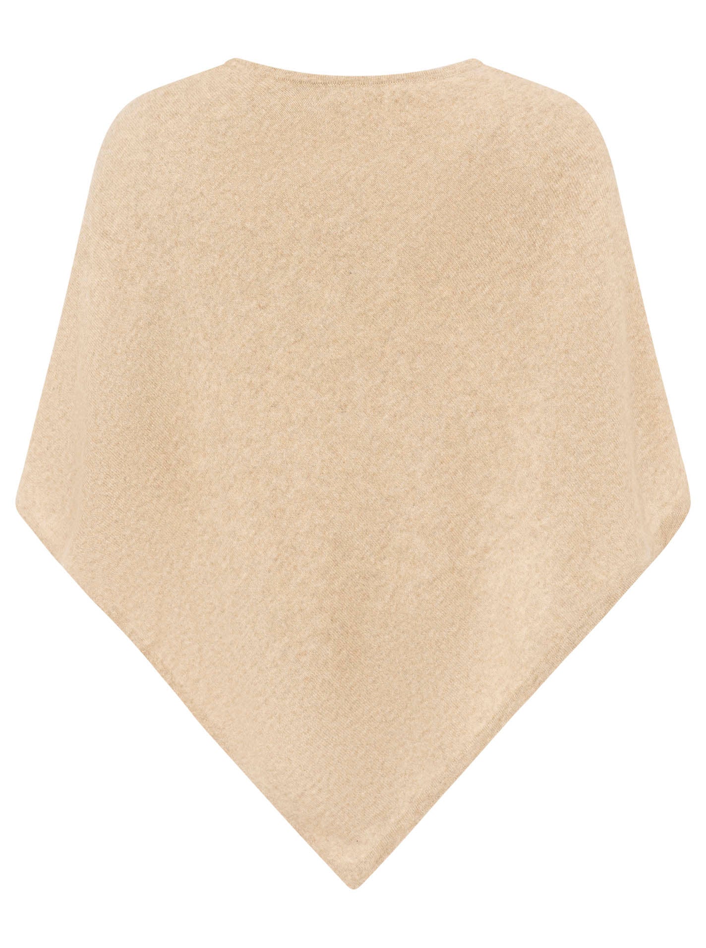 💕 Zwillingsherz Poncho Cape 100 % Kaschmir Cashmere Mittelbeige