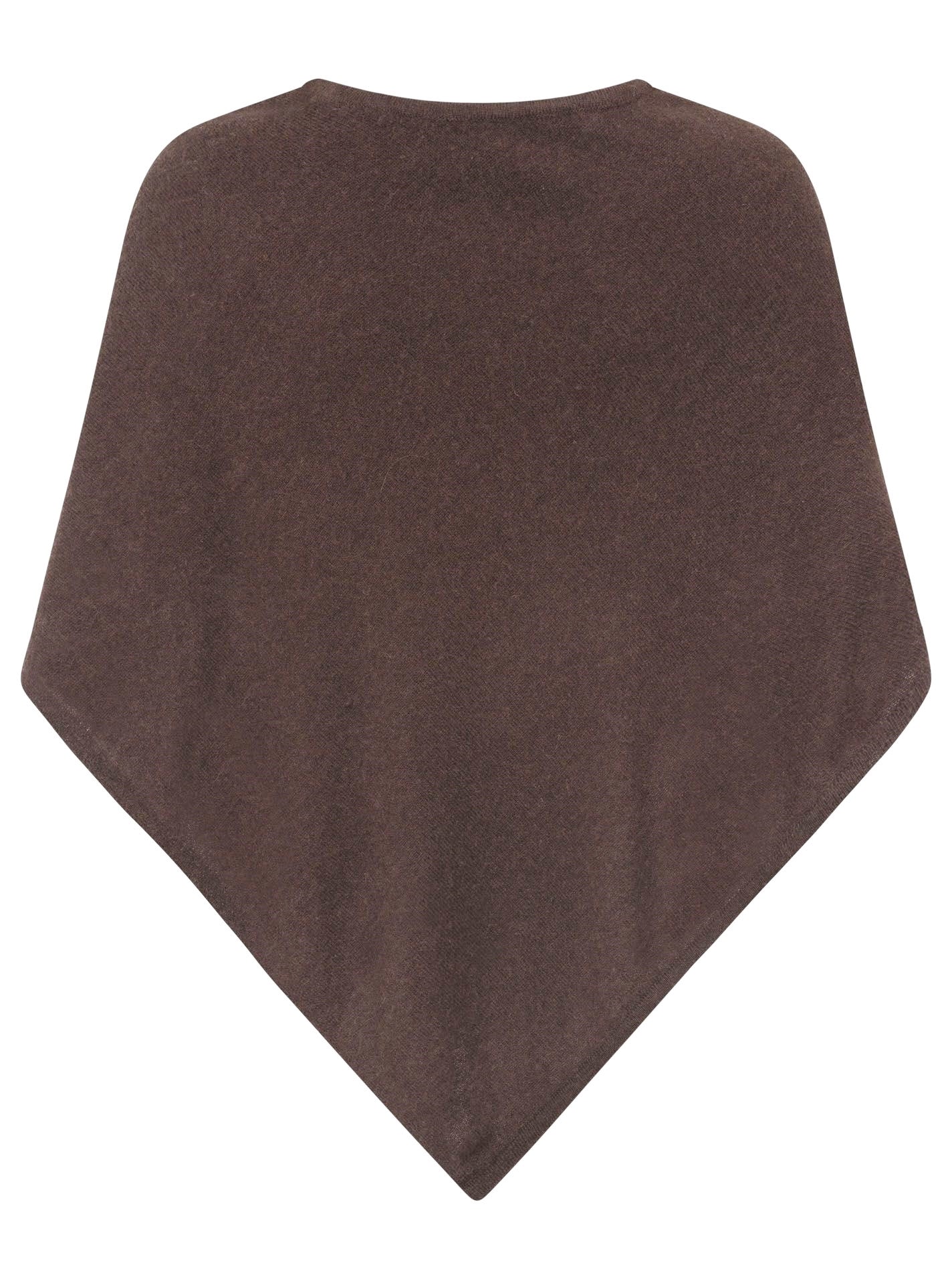 💕 Zwillingsherz Poncho Cape 100 % Kaschmir Cashmere Braun