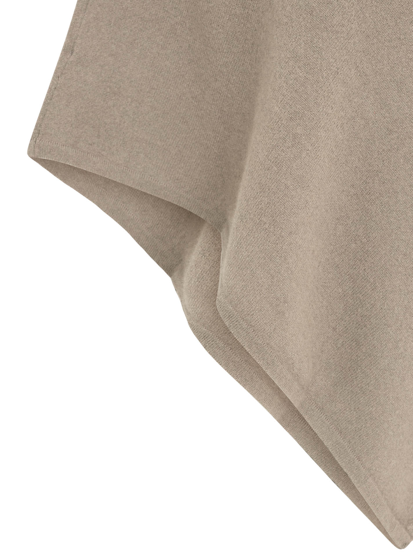 💕 Zwillingsherz Poncho Cape 100 % Kaschmir Cashmere Taupe