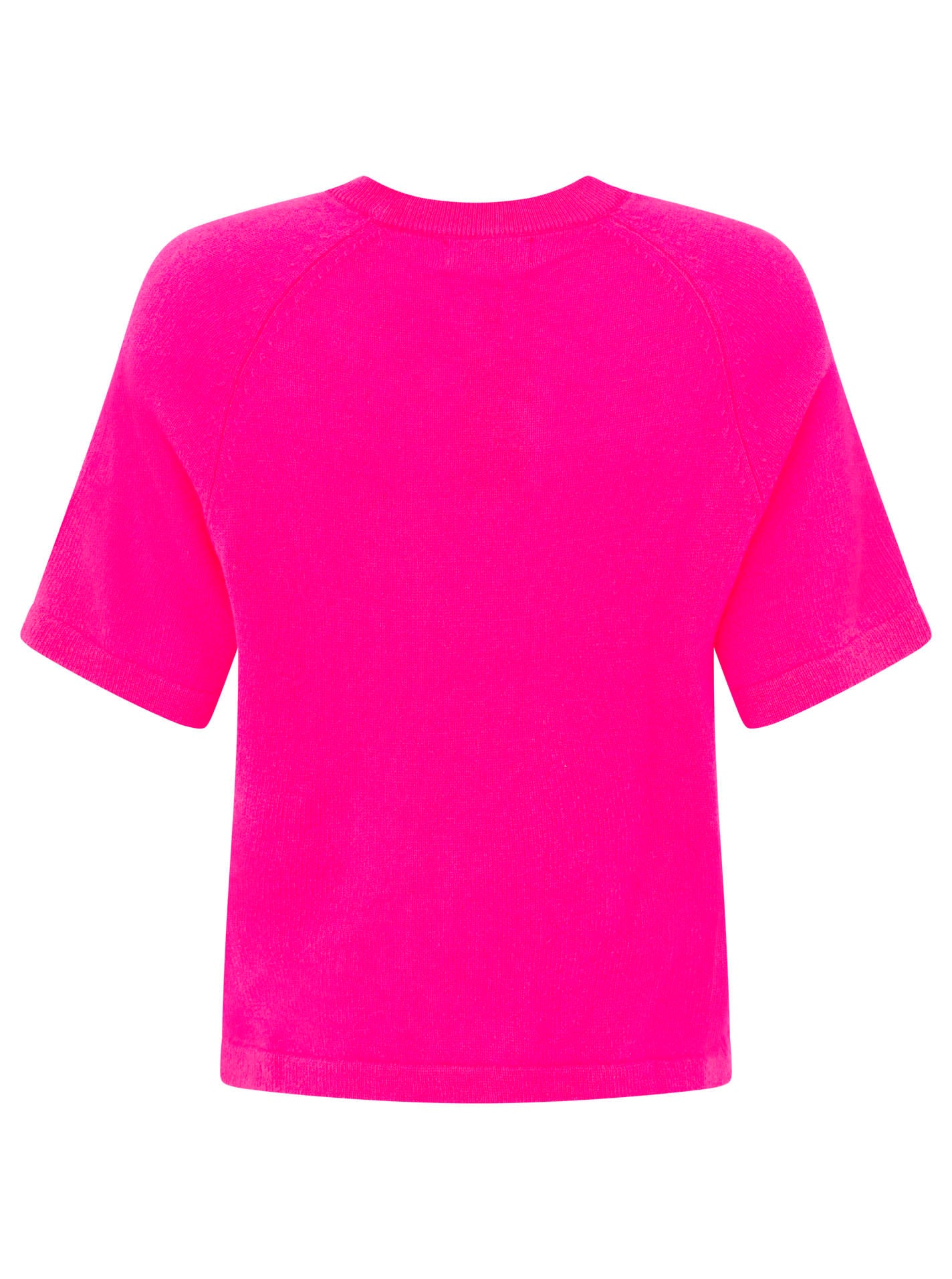 💕 Zwillingsherz Pullover Pulli "Boxy" Neonpink