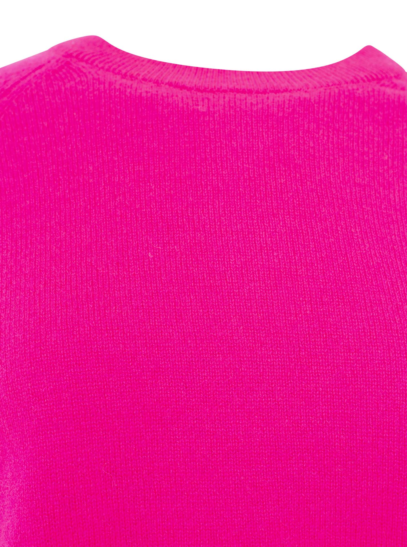 💕 Zwillingsherz Pullover Pulli "Boxy" Neonpink