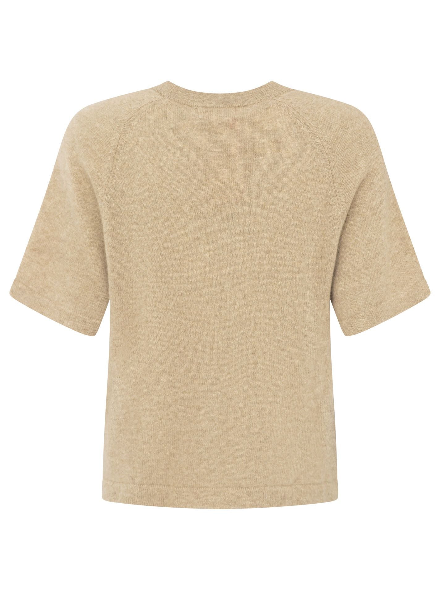 💕 Zwillingsherz Pullover Pulli "Boxy" Mittelbeige