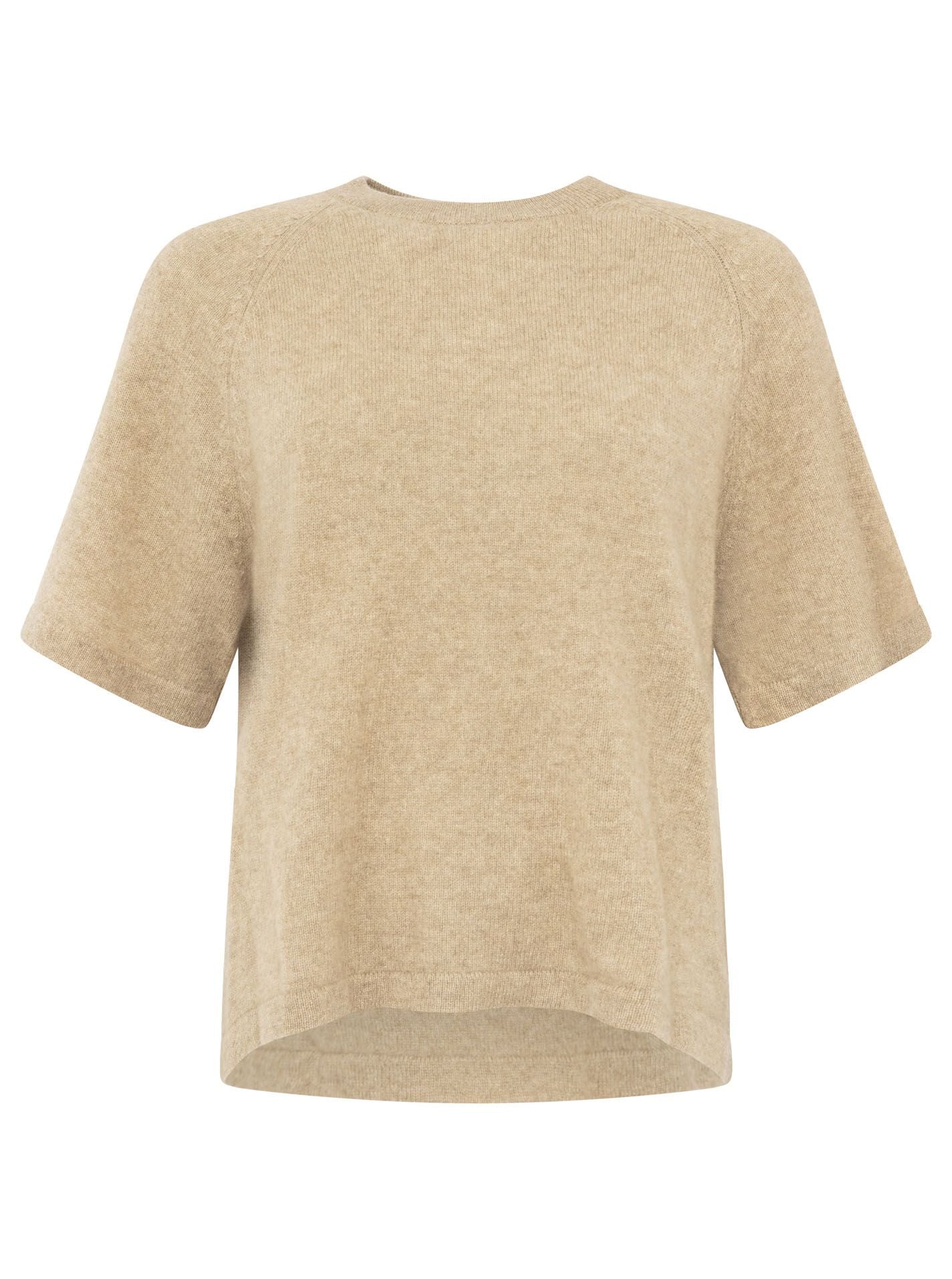 💕 Zwillingsherz Pullover Pulli "Boxy" Mittelbeige