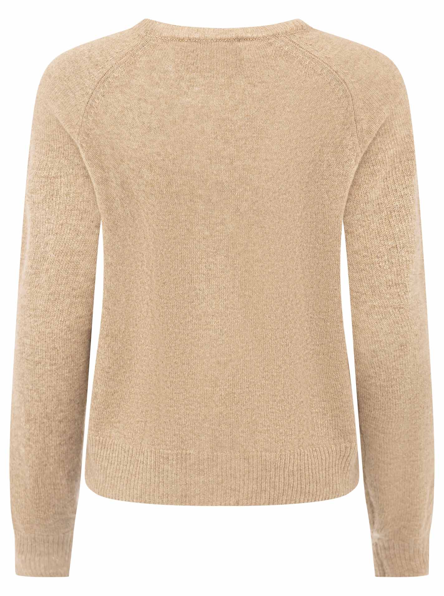 💕 Zwillingsherz Pullover Pulli "Blogger & Uni" Rundhalspullover 100 % Kaschmir Cashmere Beige