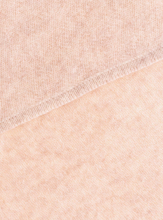 💕 Zwillingsherz Dreieckstuch "100 % Cashmere" Kaschmir Hellbeige