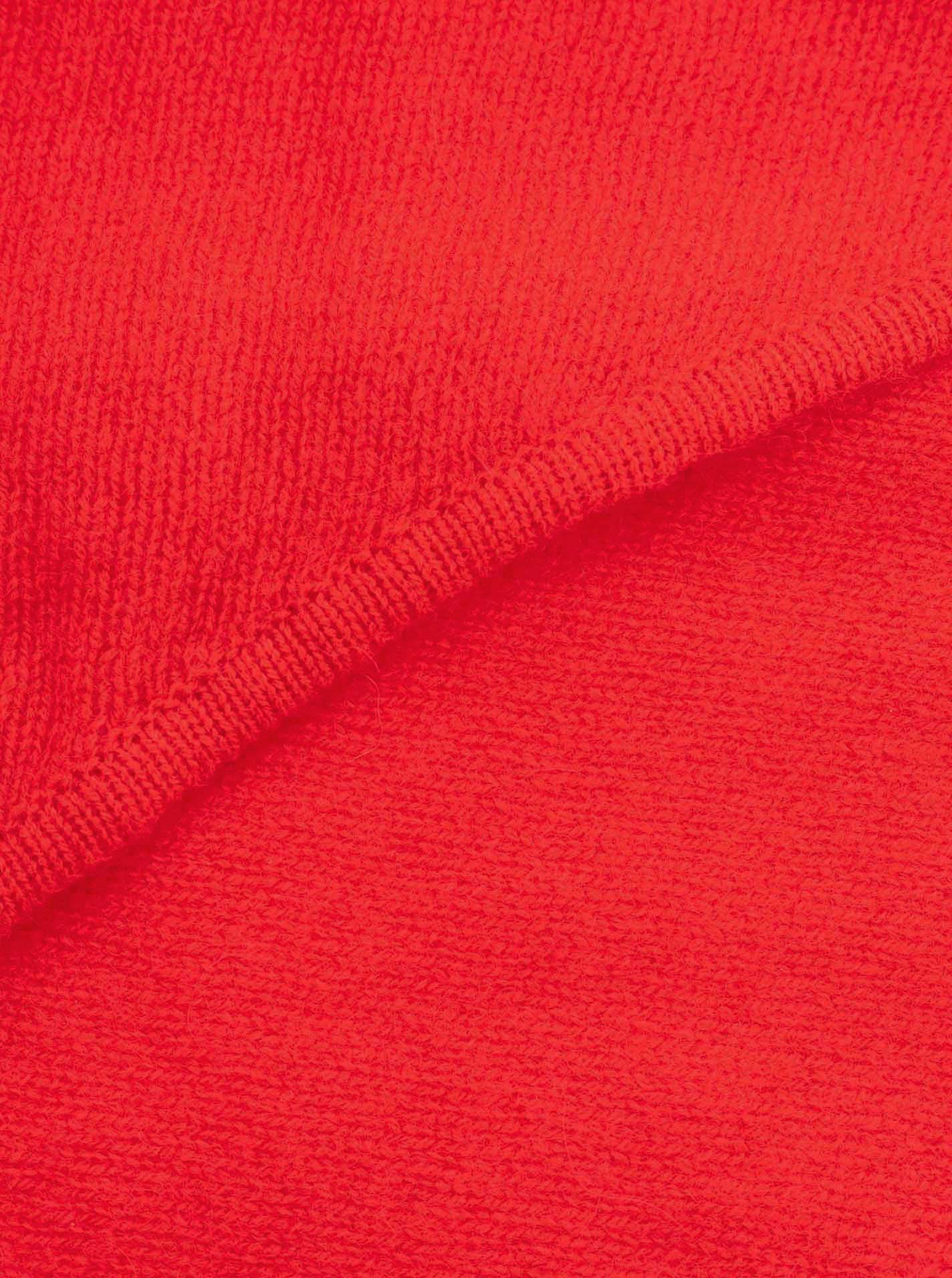 💕 Zwillingsherz Dreieckstuch "100 % Cashmere" Kaschmir Rot
