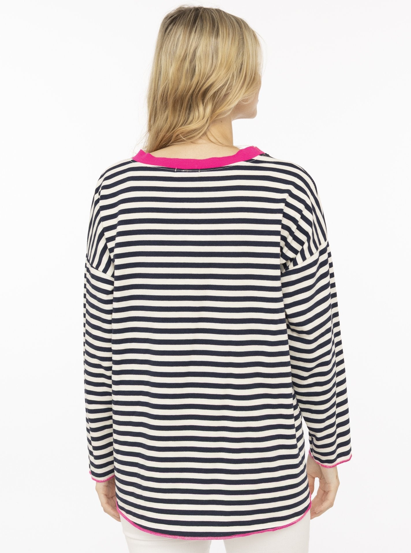 💕 Zwillingsherz Sweat Pulli "Neon Vibes" Navy