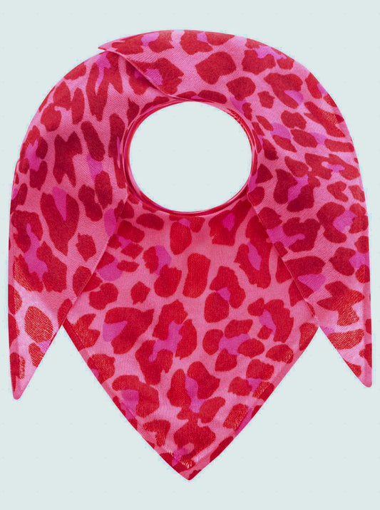 💕 Zwillingsherz Dreieckstuch "100 % Cashmere Leo" Kaschmir Bubblegum