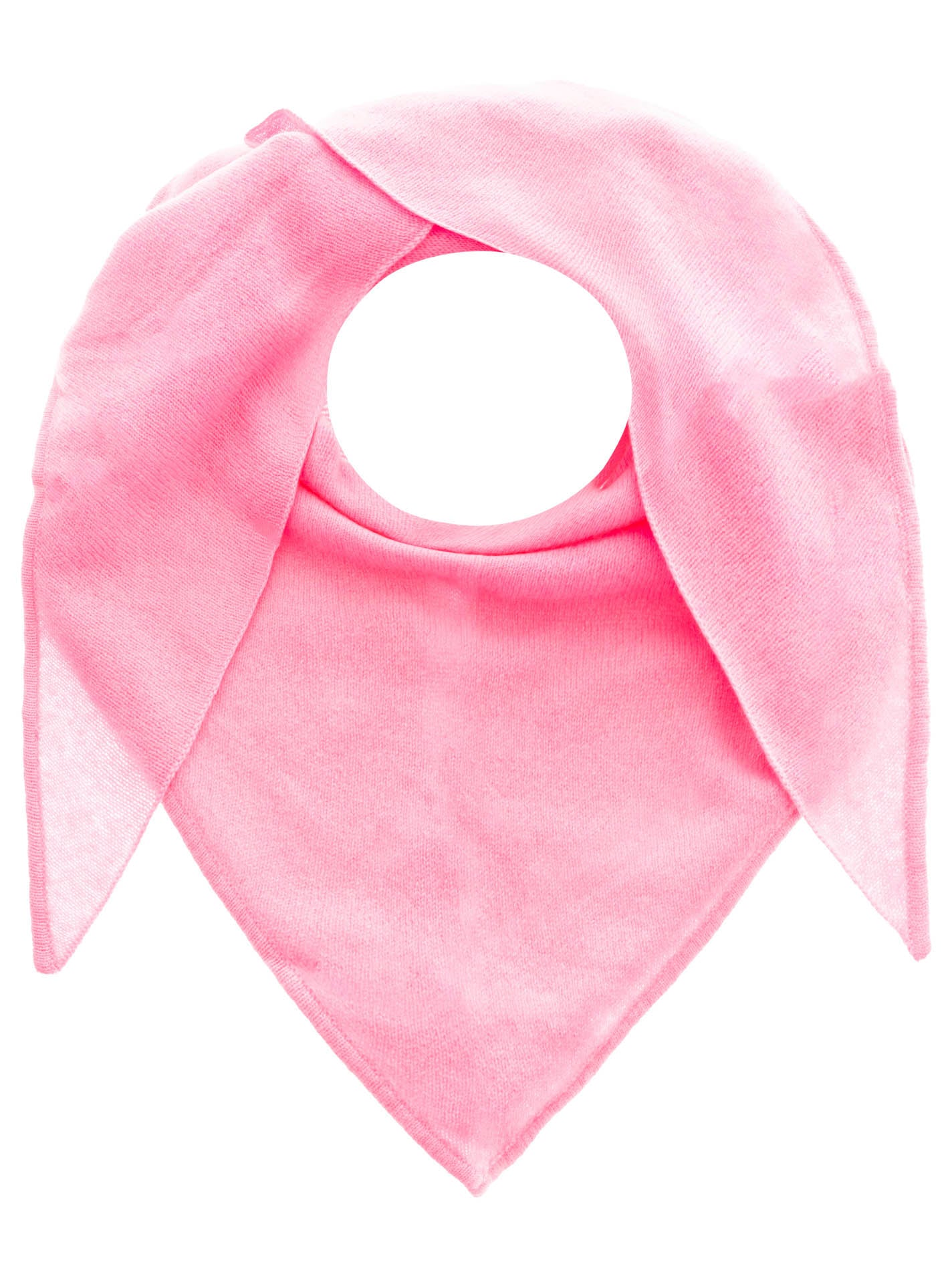 💕 Zwillingsherz Dreieckstuch "100 % Cashmere" Kaschmir Altrosa NEU