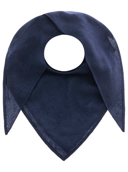 💕 Zwillingsherz Dreieckstuch "100 % Cashmere" Kaschmir Navy
