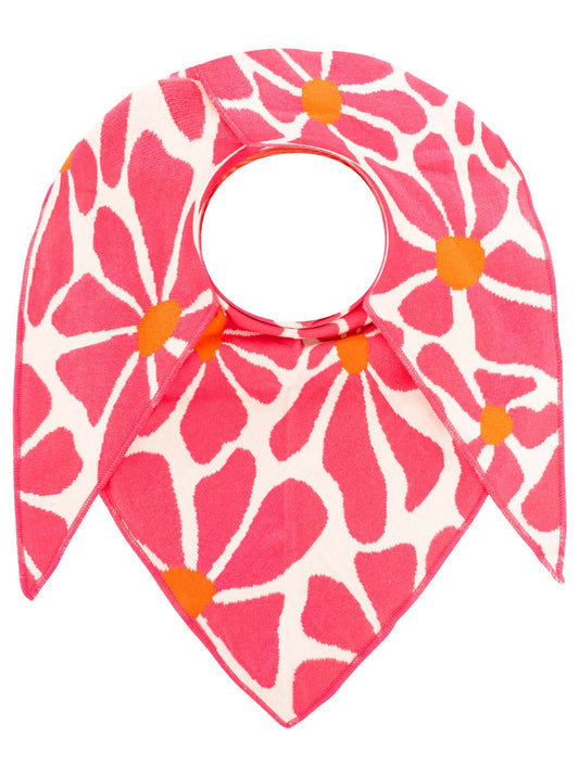 💕 Zwillingsherz Dreieckstuch "Flowers" Pink