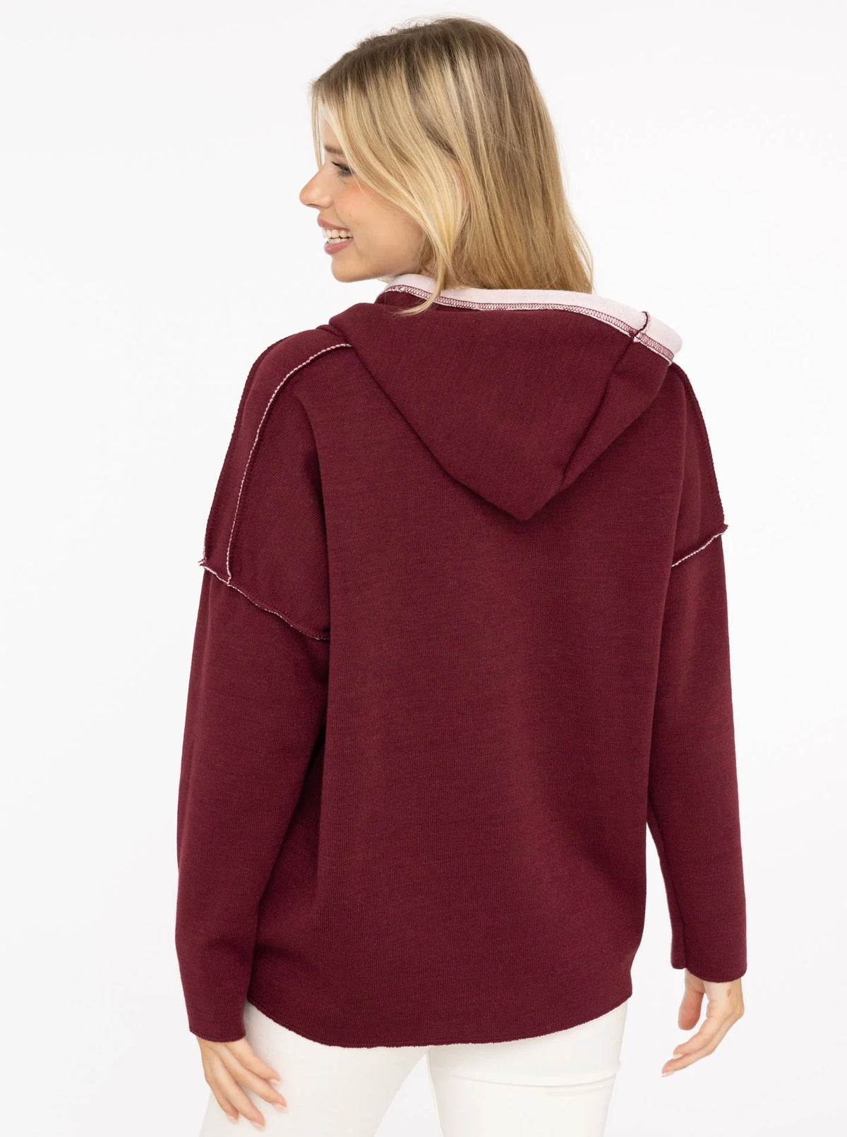 💕 Zwillingsherz Hoodie Double Face "Positive Mind" Stempeldruck (Kopie)