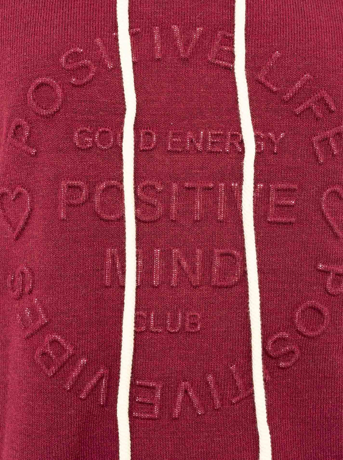 💕 Zwillingsherz Hoodie Double Face "Positive Mind" Stempeldruck (Kopie)